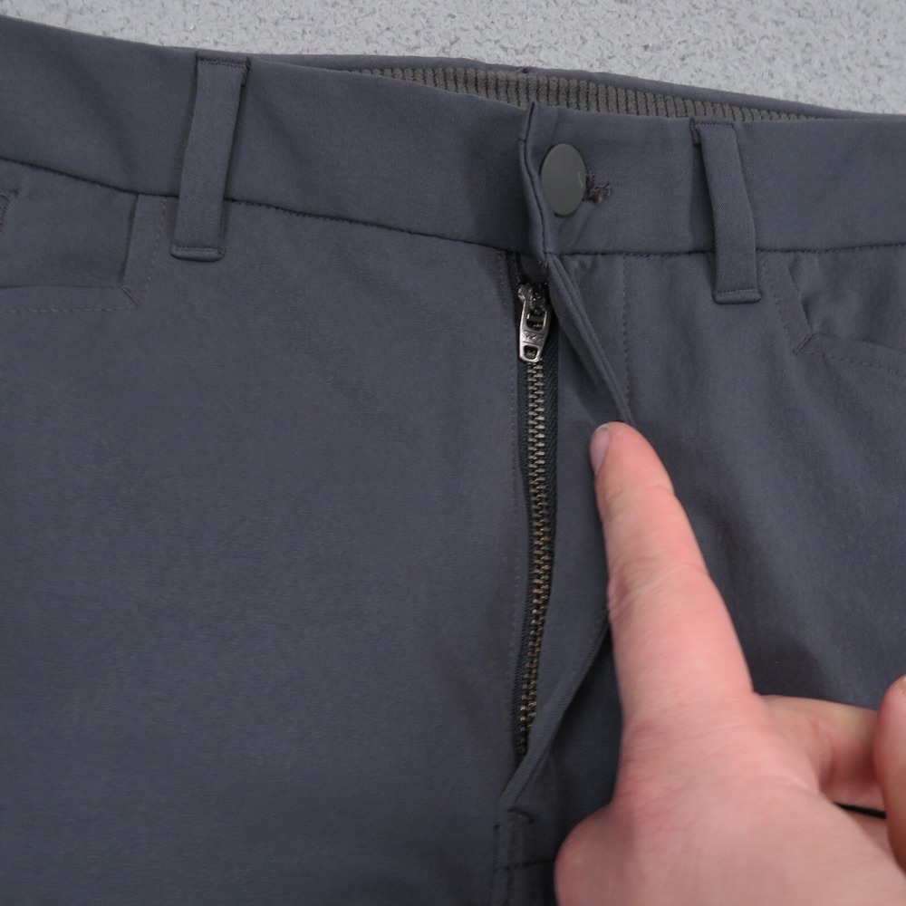 REI Co-op Mens 32x32 Slim Charcoal Grey Commuter Travel Flex Chino Pants UPF - Picture 6 of 15